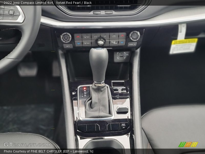 Velvet Red Pearl / Black 2022 Jeep Compass Limited 4x4