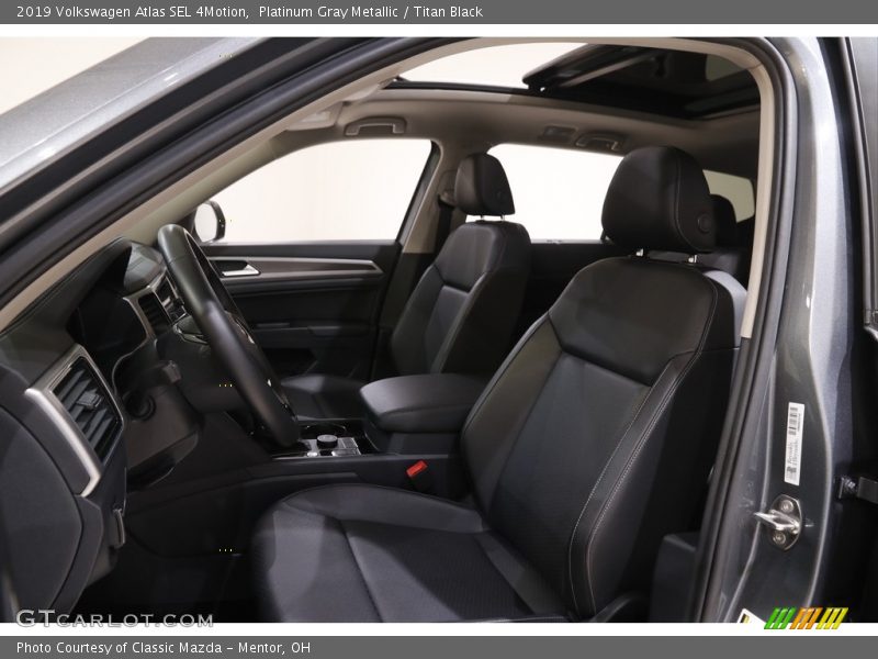 Platinum Gray Metallic / Titan Black 2019 Volkswagen Atlas SEL 4Motion