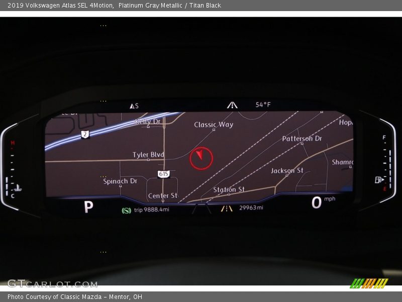 Platinum Gray Metallic / Titan Black 2019 Volkswagen Atlas SEL 4Motion