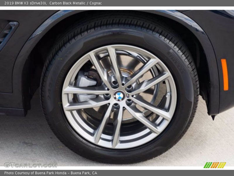 Carbon Black Metallic / Cognac 2019 BMW X3 sDrive30i