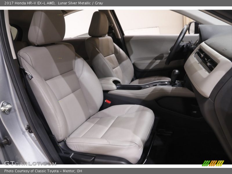 Lunar Silver Metallic / Gray 2017 Honda HR-V EX-L AWD