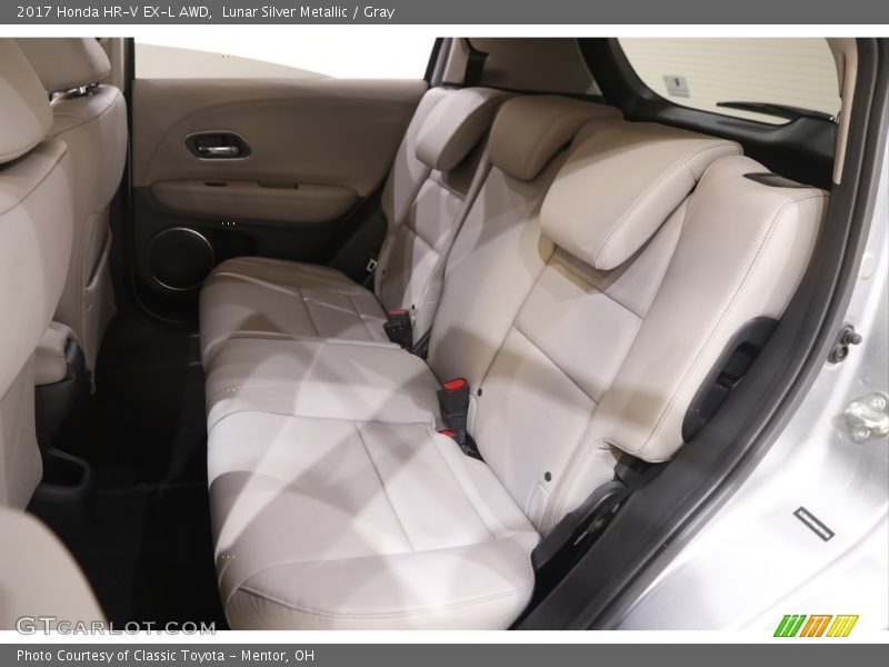 Lunar Silver Metallic / Gray 2017 Honda HR-V EX-L AWD