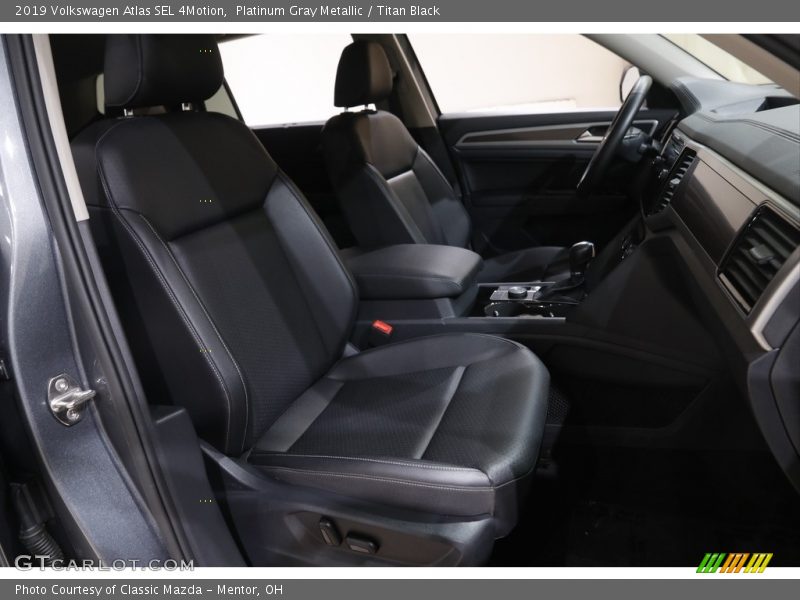 Platinum Gray Metallic / Titan Black 2019 Volkswagen Atlas SEL 4Motion