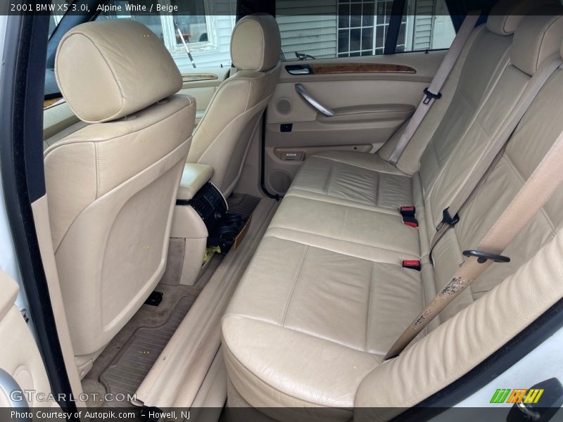 Alpine White / Beige 2001 BMW X5 3.0i