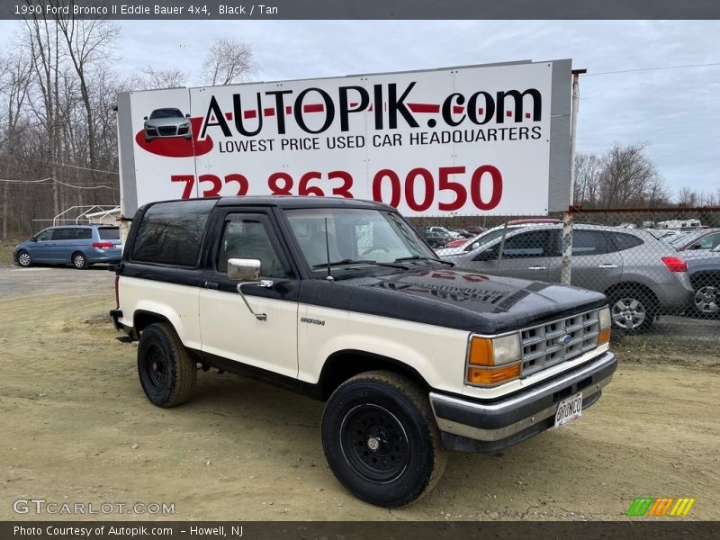 Black / Tan 1990 Ford Bronco II Eddie Bauer 4x4