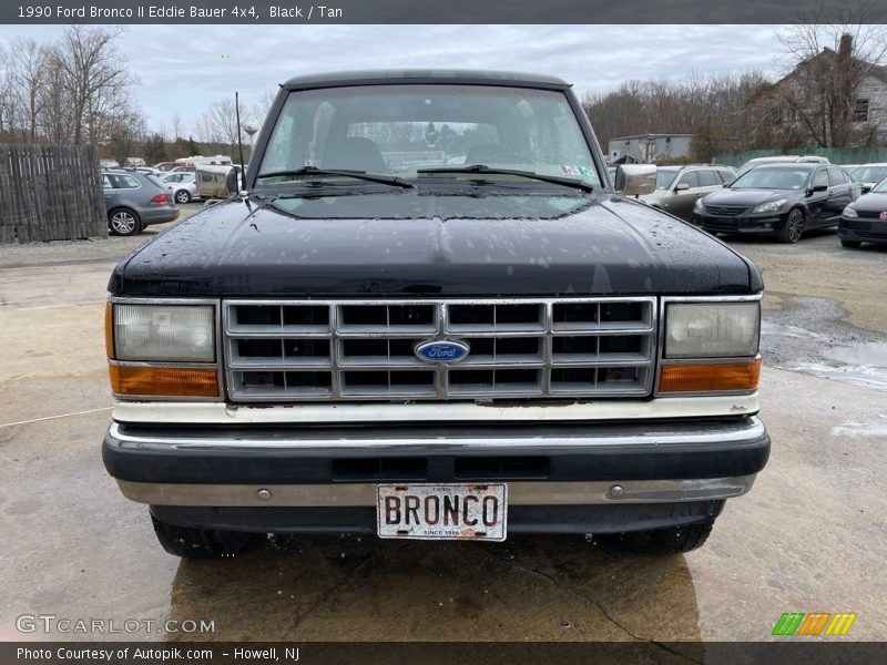 Black / Tan 1990 Ford Bronco II Eddie Bauer 4x4