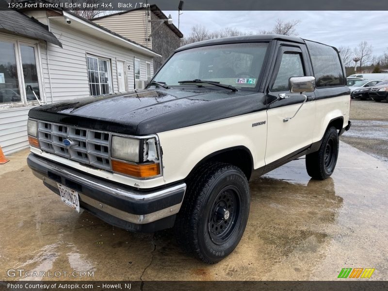Black / Tan 1990 Ford Bronco II Eddie Bauer 4x4