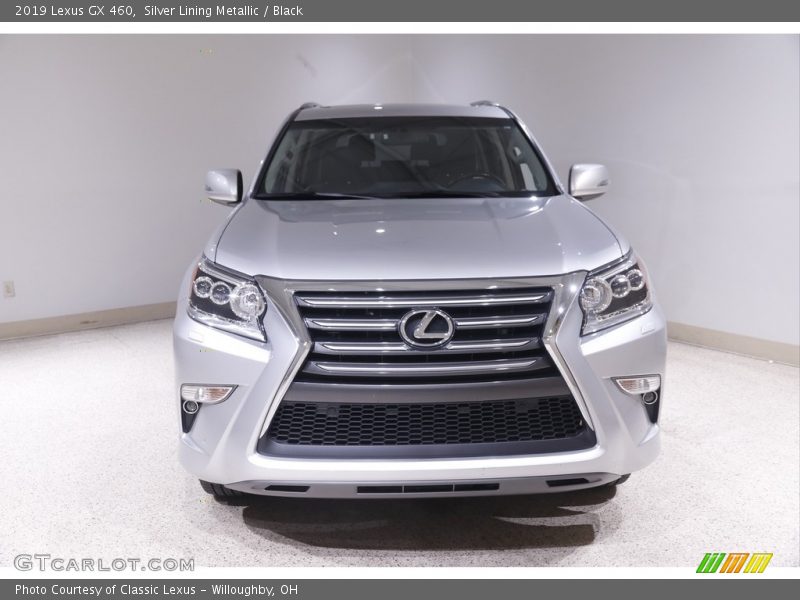 Silver Lining Metallic / Black 2019 Lexus GX 460