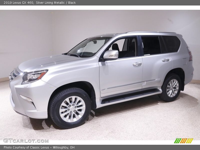 Silver Lining Metallic / Black 2019 Lexus GX 460