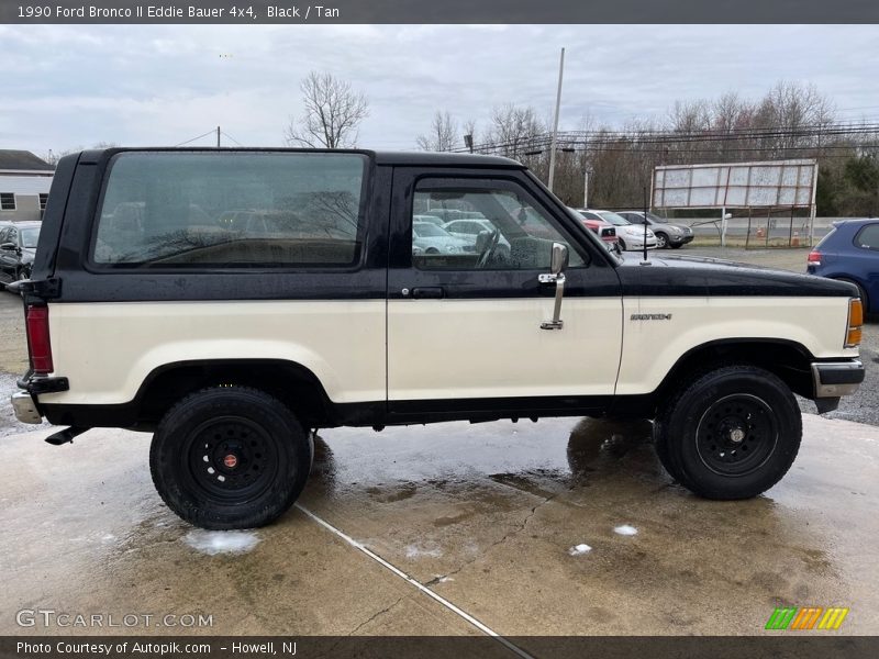 Black / Tan 1990 Ford Bronco II Eddie Bauer 4x4