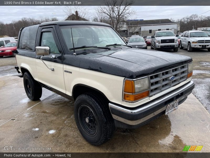 Black / Tan 1990 Ford Bronco II Eddie Bauer 4x4