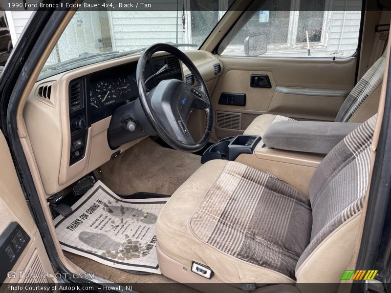 Black / Tan 1990 Ford Bronco II Eddie Bauer 4x4