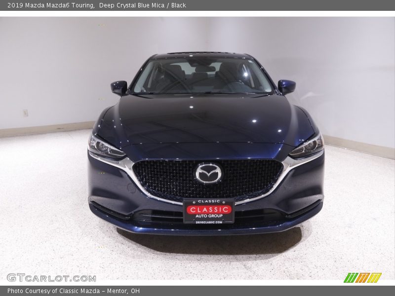 Deep Crystal Blue Mica / Black 2019 Mazda Mazda6 Touring