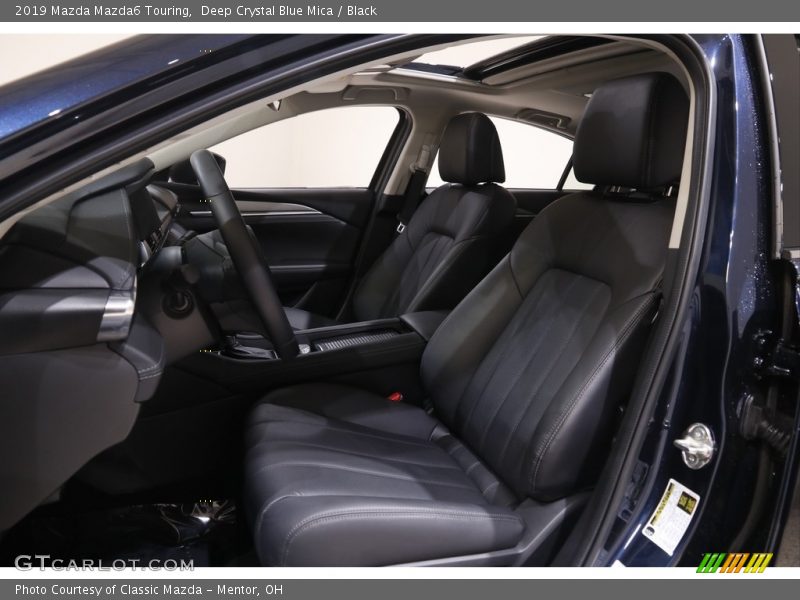 Deep Crystal Blue Mica / Black 2019 Mazda Mazda6 Touring