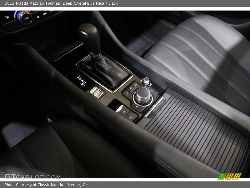 Deep Crystal Blue Mica / Black 2019 Mazda Mazda6 Touring