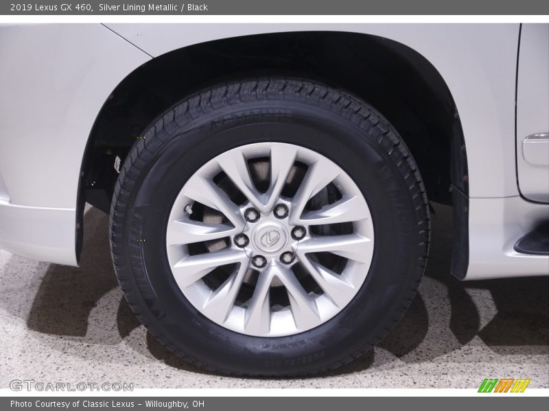 Silver Lining Metallic / Black 2019 Lexus GX 460