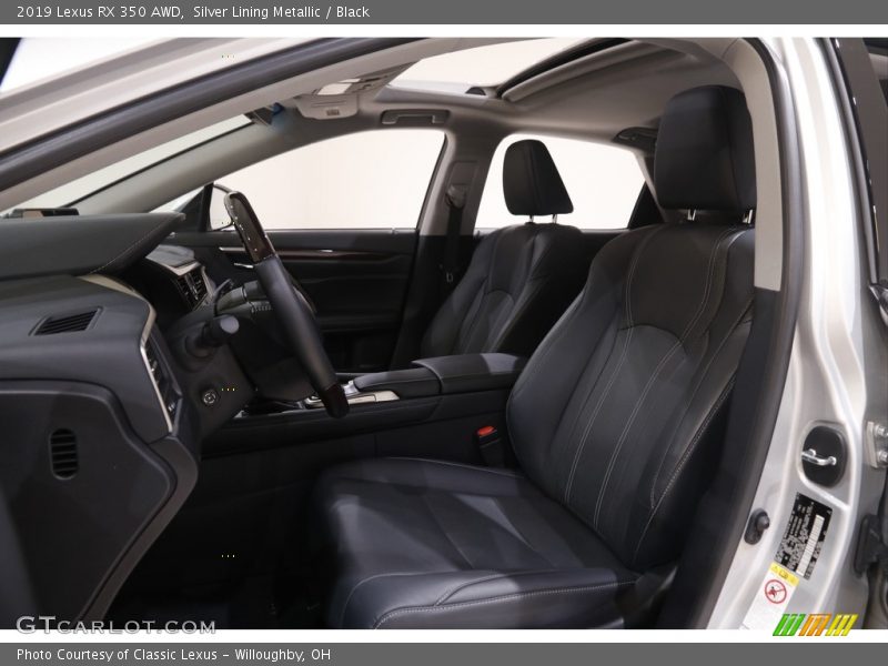 Silver Lining Metallic / Black 2019 Lexus RX 350 AWD