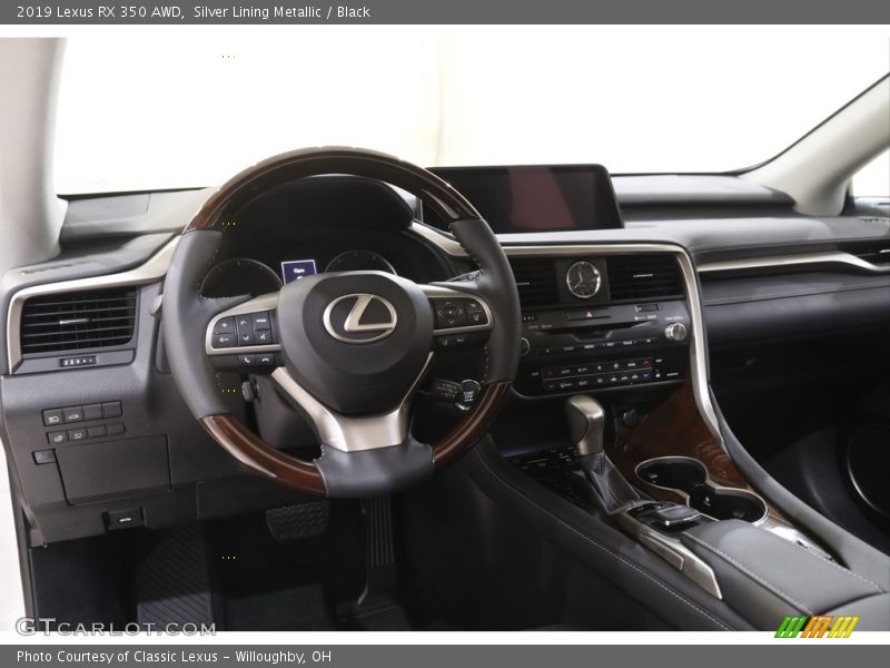 Silver Lining Metallic / Black 2019 Lexus RX 350 AWD