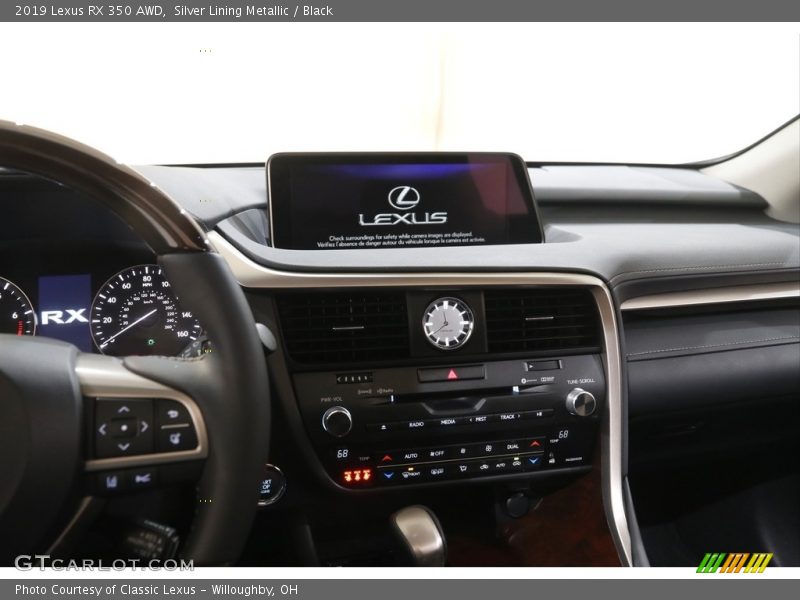 Silver Lining Metallic / Black 2019 Lexus RX 350 AWD