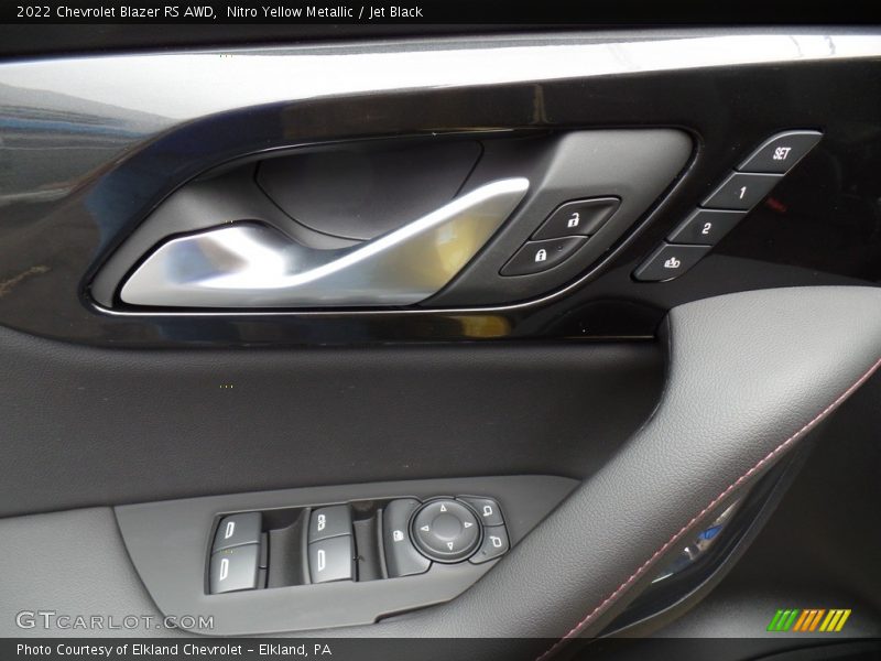 Nitro Yellow Metallic / Jet Black 2022 Chevrolet Blazer RS AWD