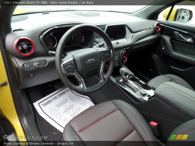Nitro Yellow Metallic / Jet Black 2022 Chevrolet Blazer RS AWD
