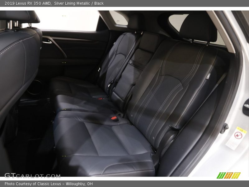 Silver Lining Metallic / Black 2019 Lexus RX 350 AWD