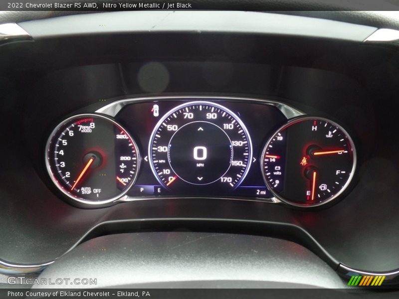 Nitro Yellow Metallic / Jet Black 2022 Chevrolet Blazer RS AWD