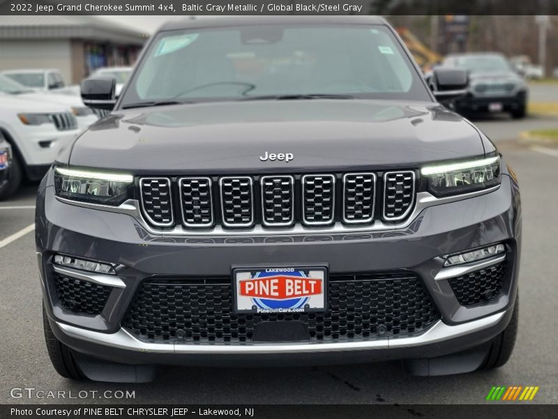 Baltic Gray Metallic / Global Black/Steel Gray 2022 Jeep Grand Cherokee Summit 4x4