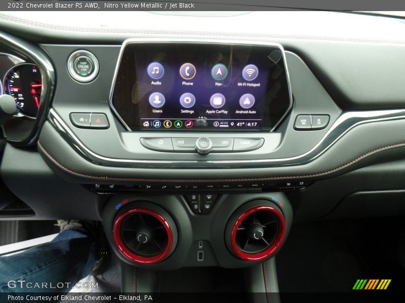 Nitro Yellow Metallic / Jet Black 2022 Chevrolet Blazer RS AWD