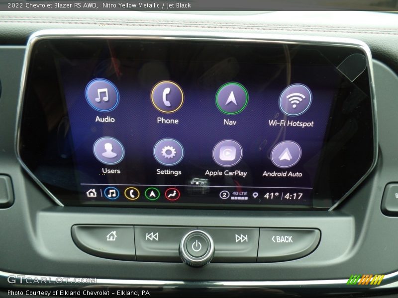 Nitro Yellow Metallic / Jet Black 2022 Chevrolet Blazer RS AWD