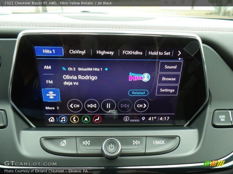 Nitro Yellow Metallic / Jet Black 2022 Chevrolet Blazer RS AWD
