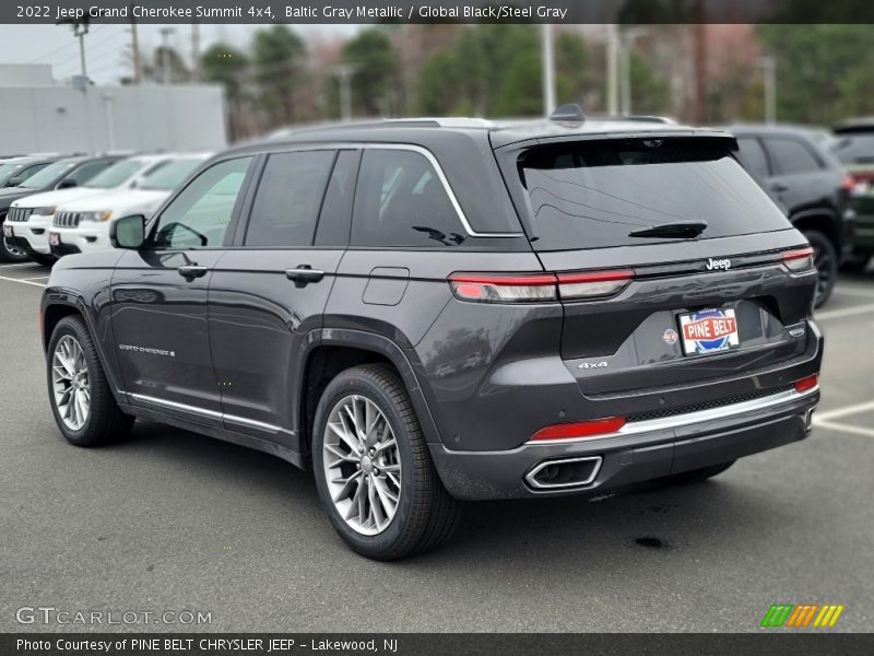 Baltic Gray Metallic / Global Black/Steel Gray 2022 Jeep Grand Cherokee Summit 4x4