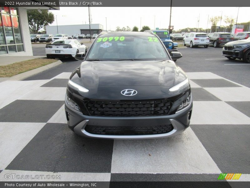 Ultra Black / Gray/Black 2022 Hyundai Kona Limited