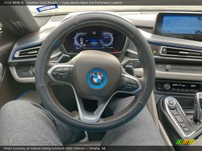 Sophisto Grey Metallic / Gigia Amido Black Full Perforated Leather 2016 BMW i8