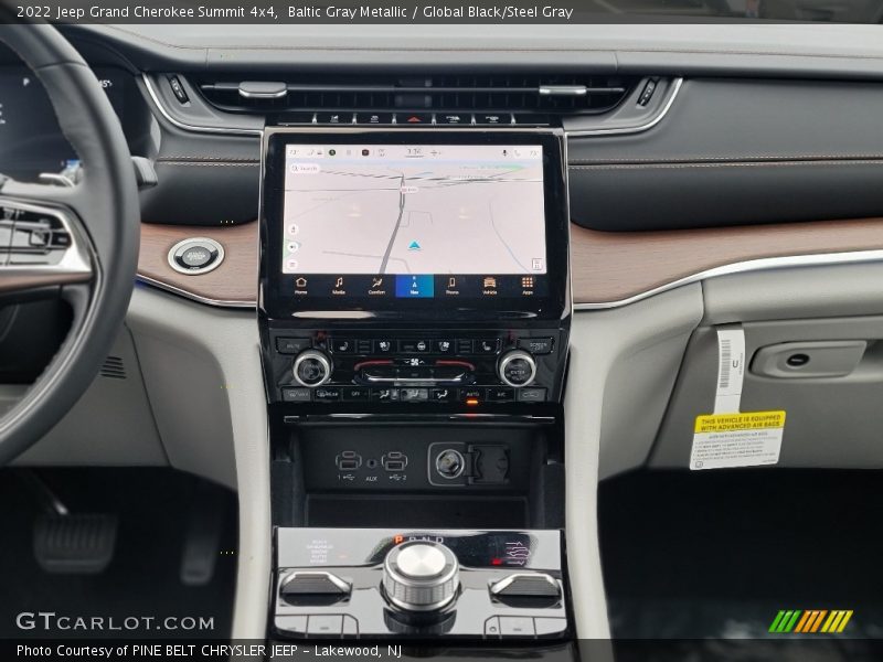 Baltic Gray Metallic / Global Black/Steel Gray 2022 Jeep Grand Cherokee Summit 4x4