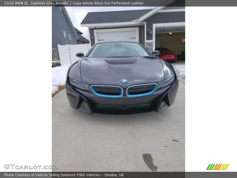 Sophisto Grey Metallic / Gigia Amido Black Full Perforated Leather 2016 BMW i8