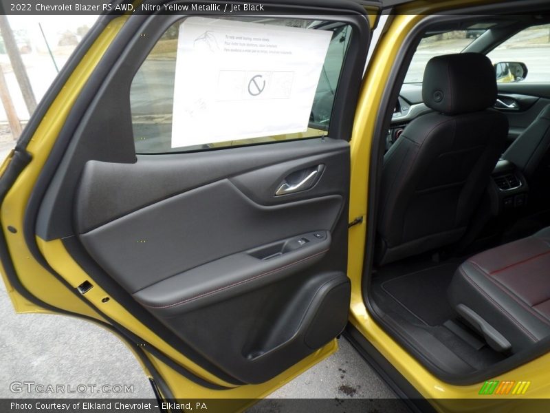 Nitro Yellow Metallic / Jet Black 2022 Chevrolet Blazer RS AWD