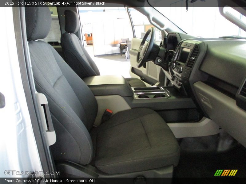 Ingot Silver / Black 2019 Ford F150 STX SuperCab 4x4