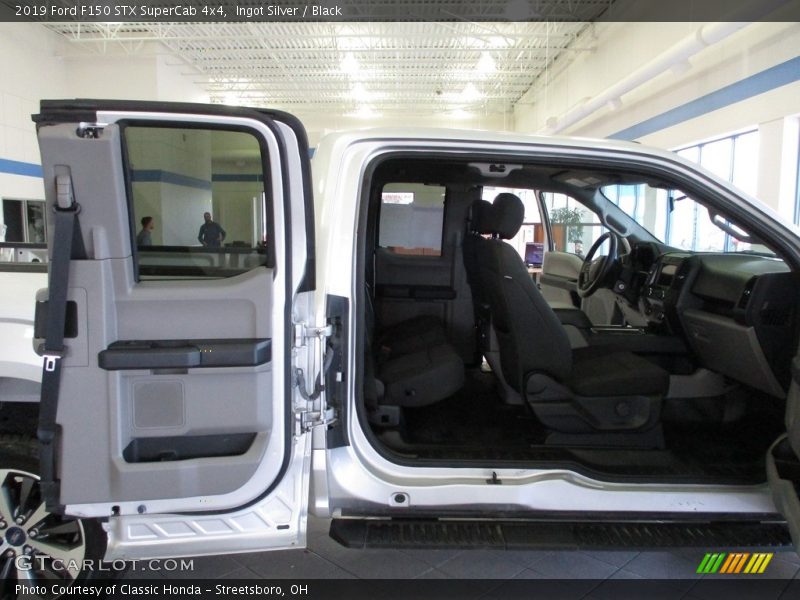 Ingot Silver / Black 2019 Ford F150 STX SuperCab 4x4