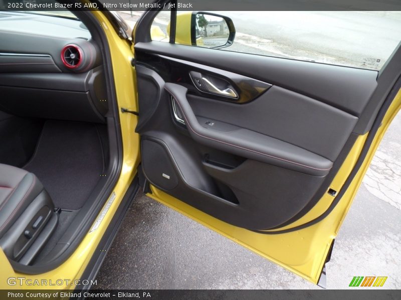 Nitro Yellow Metallic / Jet Black 2022 Chevrolet Blazer RS AWD