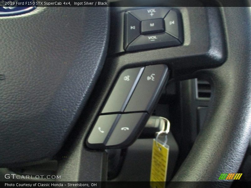 Ingot Silver / Black 2019 Ford F150 STX SuperCab 4x4