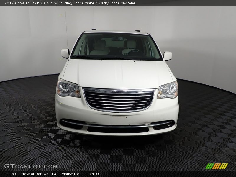 Stone White / Black/Light Graystone 2012 Chrysler Town & Country Touring
