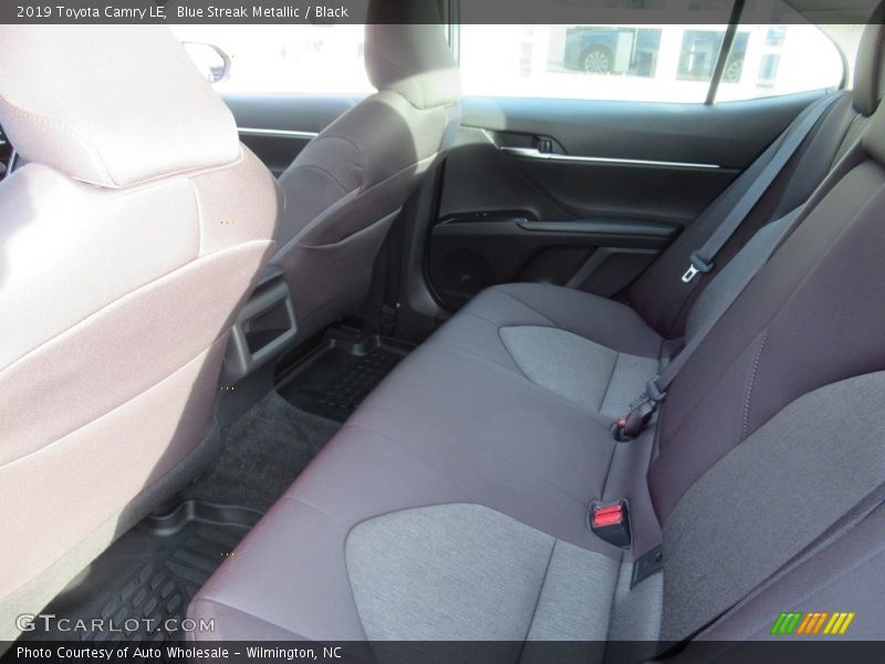 Blue Streak Metallic / Black 2019 Toyota Camry LE