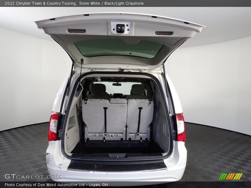 Stone White / Black/Light Graystone 2012 Chrysler Town & Country Touring