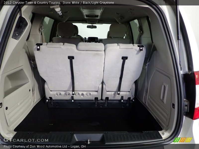Stone White / Black/Light Graystone 2012 Chrysler Town & Country Touring