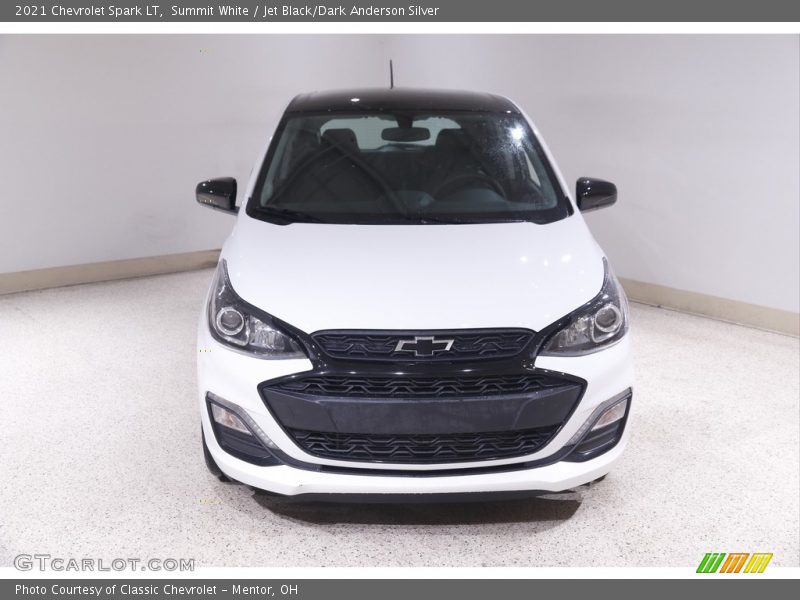 Summit White / Jet Black/Dark Anderson Silver 2021 Chevrolet Spark LT