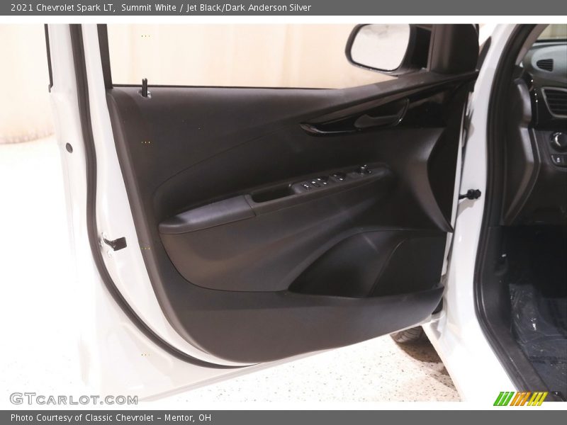 Summit White / Jet Black/Dark Anderson Silver 2021 Chevrolet Spark LT