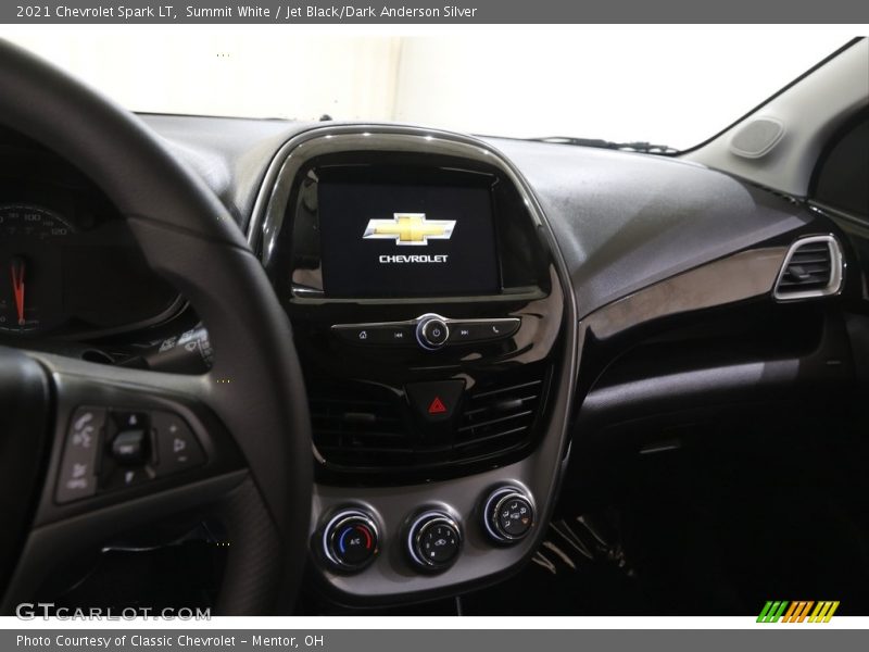 Summit White / Jet Black/Dark Anderson Silver 2021 Chevrolet Spark LT