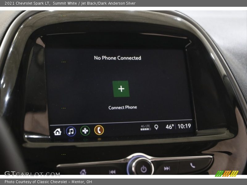 Summit White / Jet Black/Dark Anderson Silver 2021 Chevrolet Spark LT