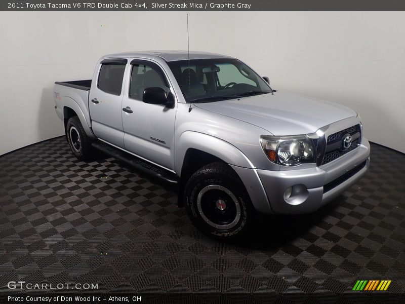 Silver Streak Mica / Graphite Gray 2011 Toyota Tacoma V6 TRD Double Cab 4x4